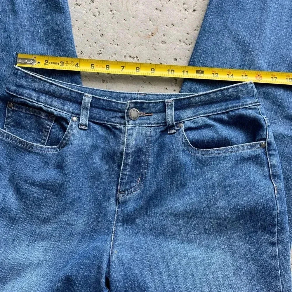 Christopher & Banks Jeans, women’s, 10P, Classic Petite Straight Leg Jeans. - Picture 7 of 13